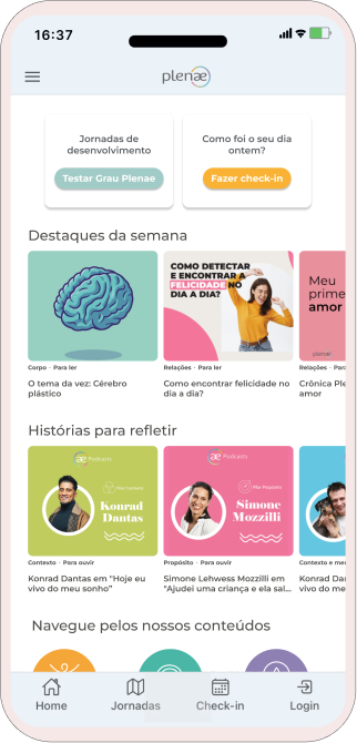 Mais conteúdos App